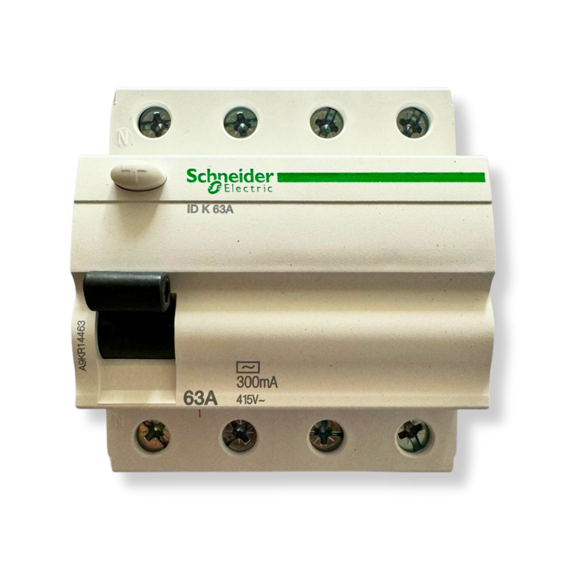 Interruptor Diferencial 4x63A 300mA tipo AC - Schneider Electric Acti9k A9KR14463