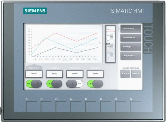 SIEMENS KTP700 Basic タッチパネル HMI Pantalla HMI Siemens SIMATIC KTP700 Basic 7” Táctil PROFINET 6AV2123-2