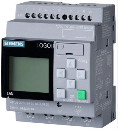PLC Siemens LOGO! 8 24 V DC RCE Ethernet 6ED1052-1FB08-0BA2