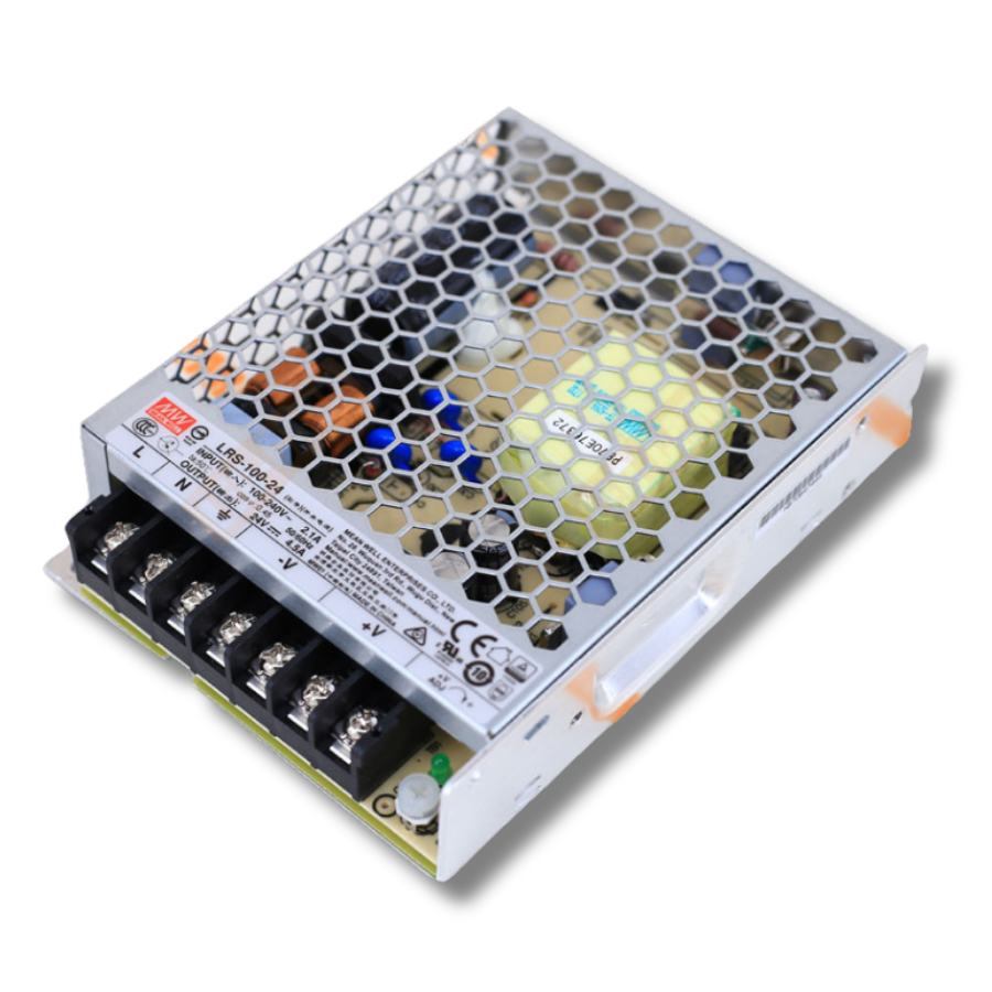Fuente de Poder Mean Well LRS-100-24 – 100W 24VDC 4.2A – Montaje Chasis Abierto