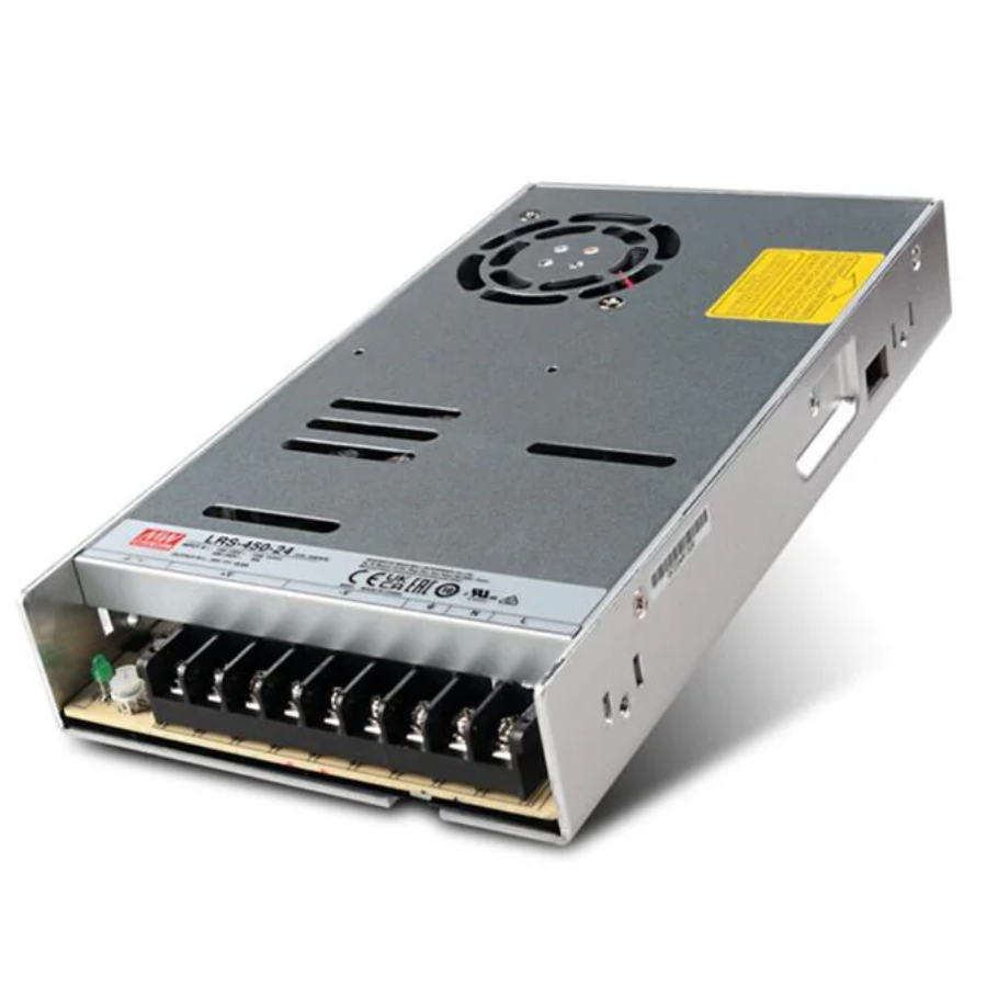 Fuente de Poder Mean Well LRS-450-24 – 450W 24VDC 18.8A – Montaje Chasis Abierto