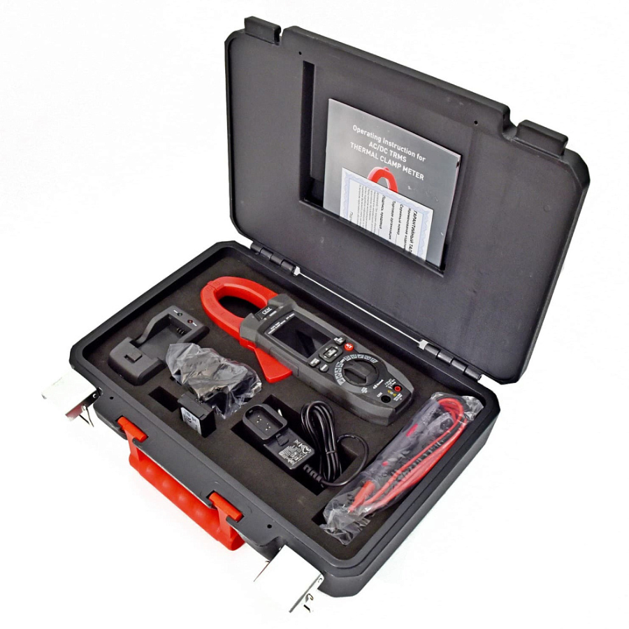 Tenaza Amperimétrica Multitester CEM DT-9581 con Cámara Termográfica Integrada ThermView+ ® 80x80 Pixeles