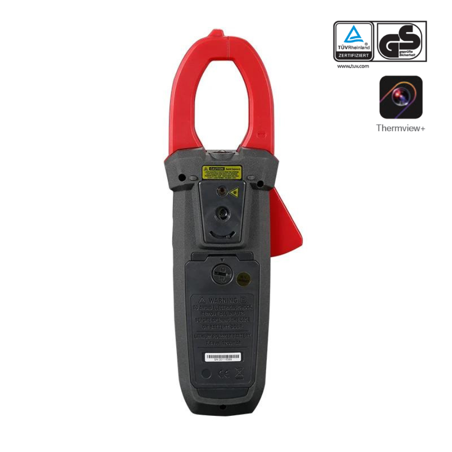 Tenaza Amperimétrica Multitester CEM DT-9581 con Cámara Termográfica Integrada ThermView+ ® 80x80 Pixeles