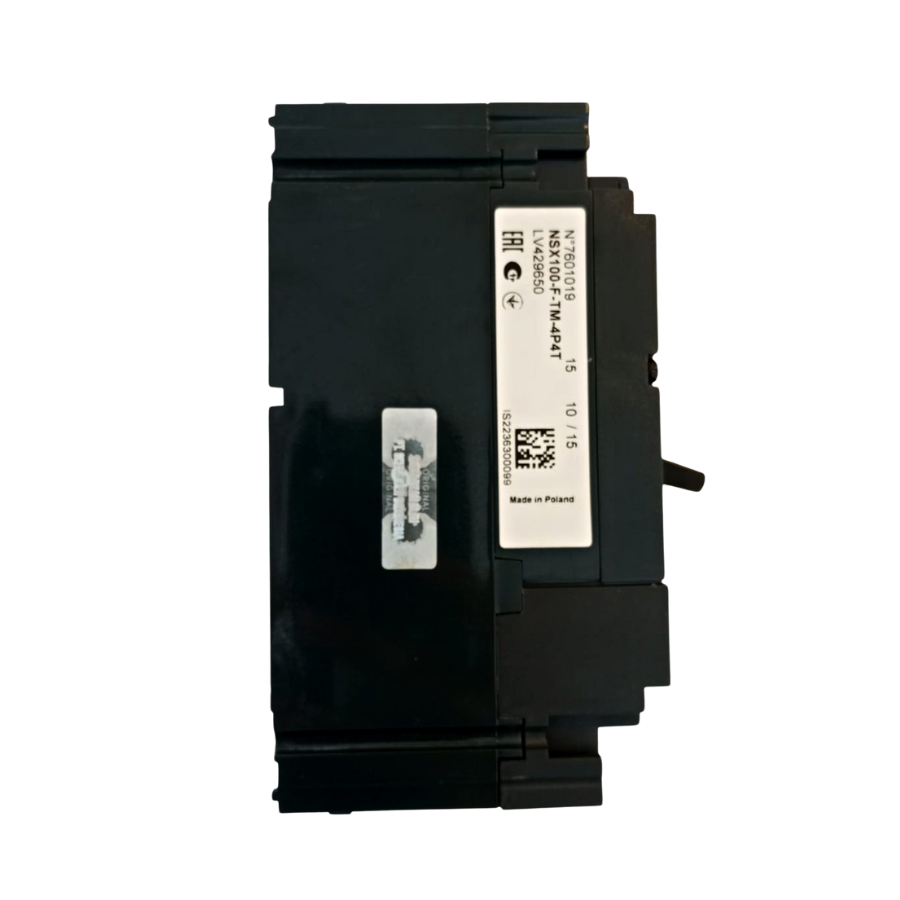 Interruptor Automático Caja Moldeada Omnipolar 4x70-100 A 36 kA Regulable Schneider Electric modelo NSX