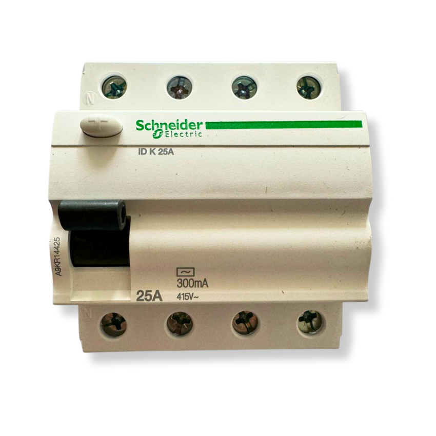 Interruptor Diferencial 4x25A 300mA tipo AC - Schneider Electric Acti9k A9KR14425