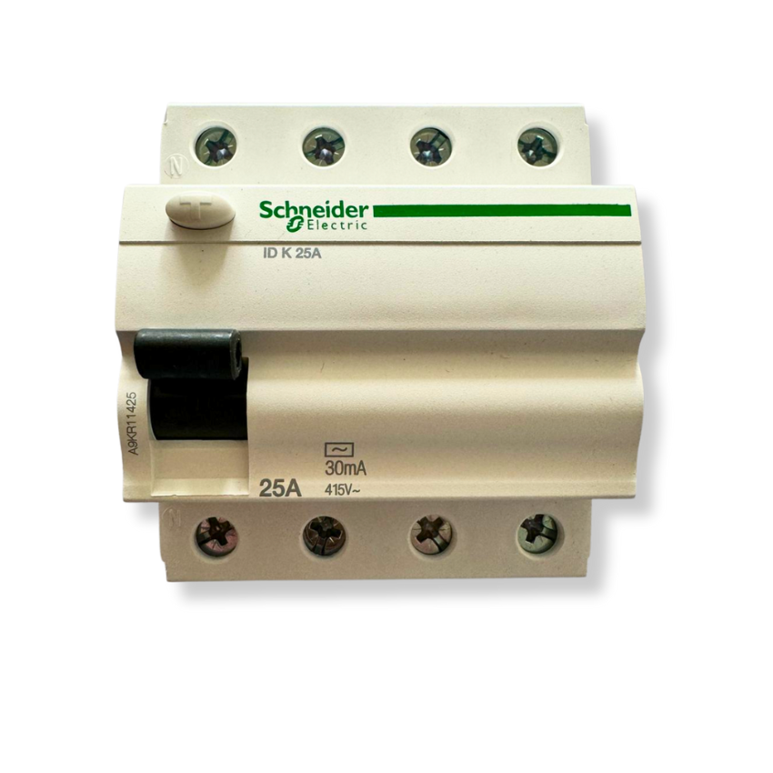 Interruptor Diferencial 4x25A 30mA tipo AC - Schneider Electric Acti9k A9KR11425