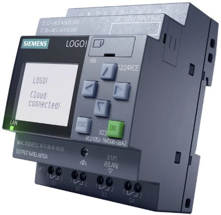 PLC Siemens LOGO! 8 12/24 V DC RCE Ethernet 6ED1052-1MD08-0BA2