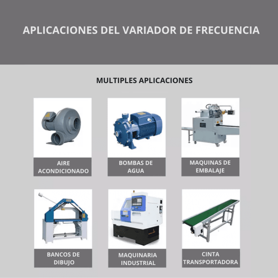 Variador de Frecuencia - Entrada Monofásica 7,5 kW / 10 HP Salida Trifásica 380 V - Modelo FST 650S - ANYHERTZ