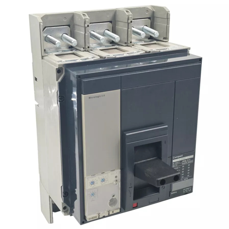 Interruptor Automático Micrologic 2.0 Tripolar 3x320-800 A 50 kA Regulable Schneider Electric modelo NS