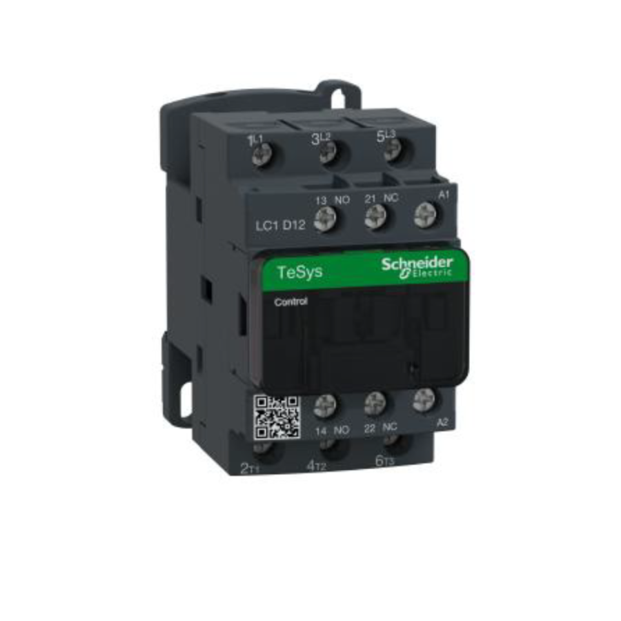 Contactor Tripolar 12A Bobina 220VAC Schneider Electric Tesys LC1D12M7