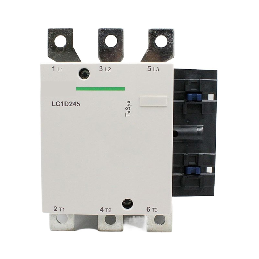 Contactor Tripolar 245A Bobina 220VAC Schneider Electric Tesys LC1D245 ...