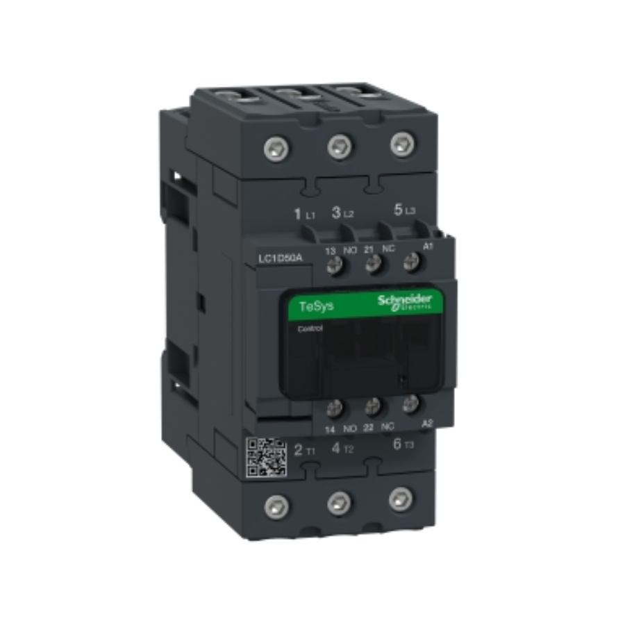 Contactor Tripolar 50A Bobina 24VAC Schneider Electric Tesys LC1D50AB7