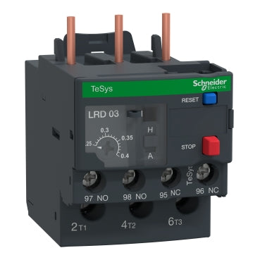 Relé Térmico TeSys LRD03 (0.25–0.40 A, Clase 10A) Schneider Electric