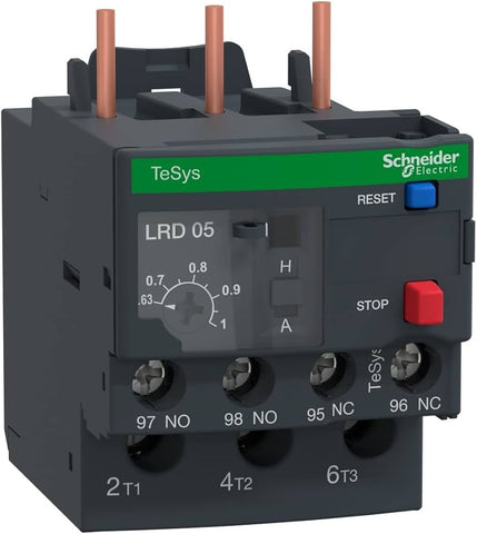 Relé Térmico TeSys LRD05 (0.63–1 A, Clase 10A) Schneider Electric