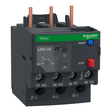 Relé Térmico TeSys LRD08 (2.5–4 A, Clase 10A) Schneider Electric
