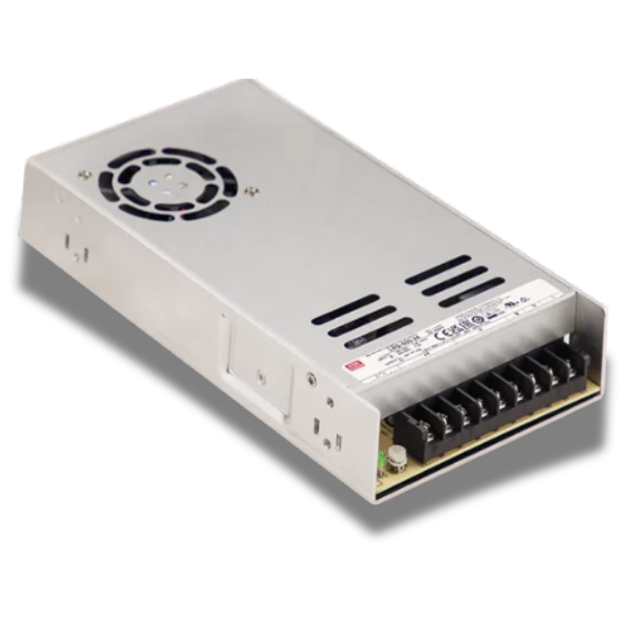 Fuente de Poder Mean Well LRS-600-24 – 600W 24VDC 25A – Montaje Chasis Abierto