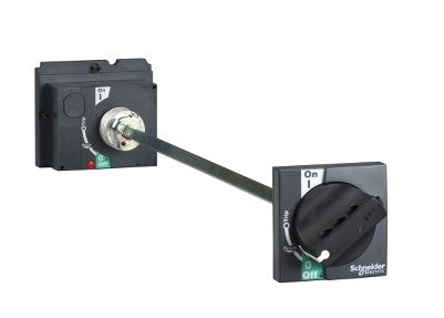 Mando rotativo prolongado maneta negra NSX100/160/250 LV429338