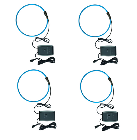 Pack FR300RA - Sondas de corriente Rogowski hasta 6000A para Analizador de Redes Electricas Fuzrr ES4000