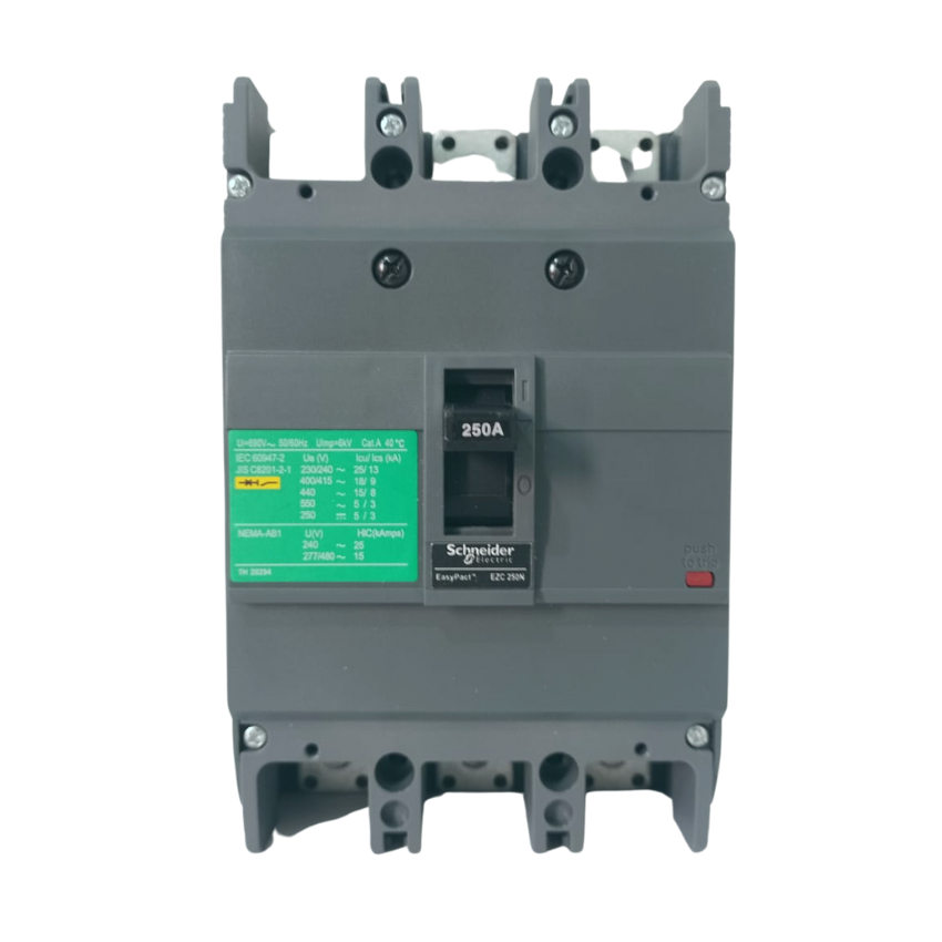 Interruptor Automático Caja Moldeada 3x250 A 25 kA Fijo Schneider Electric